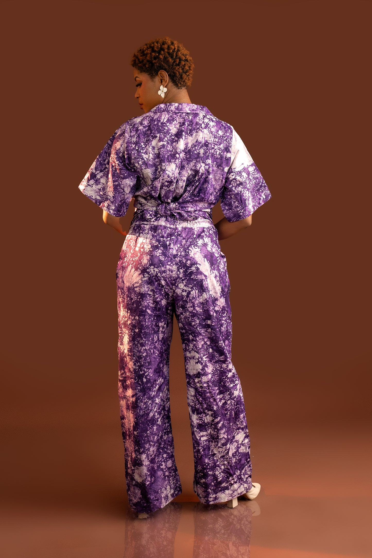 Adire Chiffon Lounge Set